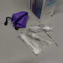 AquaSonic Water Flosser - Cordless Rechargeable Water Flossers for Teeth Cleaning - Waterproof Aqua Flosser, Portable Oral Irrigator for Dental Cleaning with 5 Jet Tips  Braces Home Travel (Satin Purple)