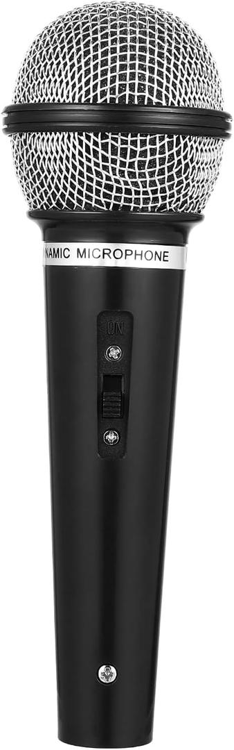 NUOBESTY Kids Pretend Microphone Toy - Plastic Fake Microphone Prop for Birthday Party Favors or Costume Play