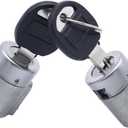 1 Pair of Door Lock Cylinder Fits for 88-94 GMC C1500 C2500 C3500 k1500 k2500 k3500 with 2 Silver