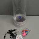 Sensory Fish Lamp with 16 RGB Colors, Silent Operation, Soft Lighting, and Remote Control. A Creative Gift for Children, Classmates, Friends, Lover, and Family (White)