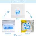 Reusable Ice Cube with Lid & Bin, 60 Pack Plastic Ice Cubes for Drinks BPA Free, Refreezable Square Ice Cubes for Water Bottles, Whiskey, Vodka, Coffee, Cocktails, Beer or Wine