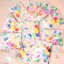 LARDUX Butterfly Party Favors, 24PCS DIY Wooden Arts & Crafts Painting Kit for Kid, Glow in The Dark Party Favors, Family Crafts Birthday Party, Christmas Gifts Toys for Boys Girls