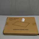 Cookie Sheets for Baking Nonstick, 2 Pack Heavy Duty 0.8mm Dark Gray Sheet Pan Set Quarter(9x13in) & Jelly Roll(10x15in), Diamond Textured Commercial Grade, Small Oven Safe