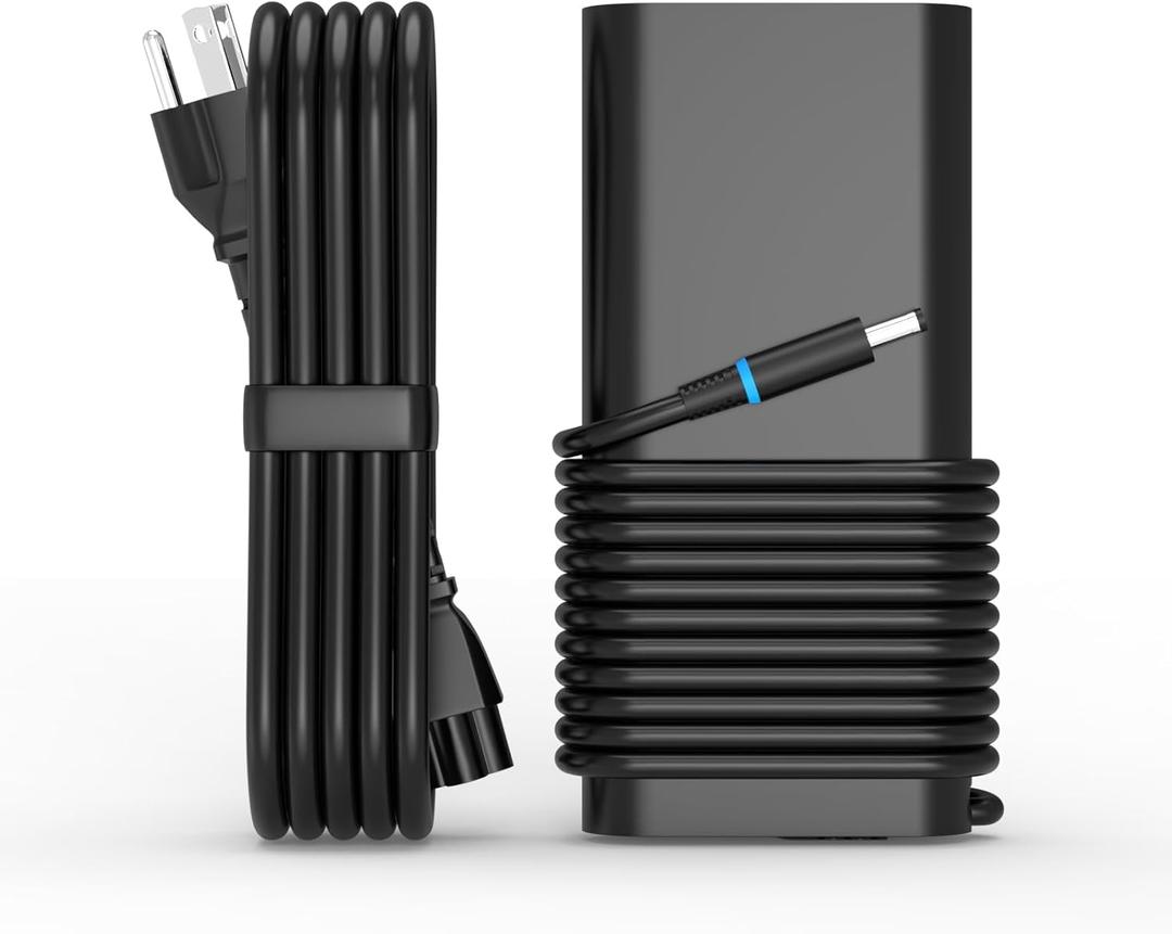 130w 4.5mm AC Adapter Compatible with Dell XPS 15 7590 9570 9530 9550 9560 Precision 5540 5530 5520 5510 M3800 M2800 Round Tip AC Adapter