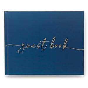 Lamare Wedding Guest Book - Elegant Guest Book Weddings Reception, Baby Shower, Polaroid Guest Book for Wedding and Special Events - 100 Blank Pages for Wedding Sign in and Photos