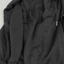 Zeagoo Basic Lightweight Zip-Up Hoodie with Pockets Long Sleeve Thin Jacket for Women with Plus Size Black, XL