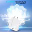 Fast Charging for iPhone 17 16 15 Charger, 2Pack 20W USBC Wall Charger Travel Plug Block Phone 16e Charging Cable for iPhone 17 Air/17 Pro/17 Pro Max/16 Pro/16 Pro Max/16 Plus/15/15 Pro/15 Pro Max/iPad (3FT)