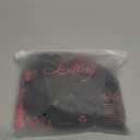 Lilosy Sexy Stocking Garter Belt Bows Floral Lace Babydoll Corset Push Up Teddy Lingerie Set with Panty, XL