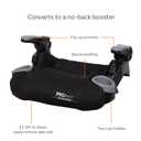 Baby Trend Protect 2-in-1 Folding Booster Seat, Midnight Black Fold-Flat Travel-Ready Design, Lightweight Build, Belt-Positioning Comfort, Manufacture Date 04/11/2026