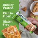 Quest Nutrition Apple Pie Protein Bar, 20g Protein, 4g Net Carbs, 2g Sugar, Gluten Free, Keto Friendly, 12 Count (EXP 08/10/26)