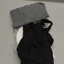 Momcozy Pumping Bra Hands Free, Pumping and Nursing Bra in One Holding Breast Pump for Spectra, Lansinoh, Medela, Black,grey-2pk, Medium