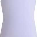 Phineein Girls Gymnastics Leotards Mesh Back - Kids Sleeveless Ballet Dance Leotard with Stylish Power Mesh Cutout Back