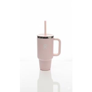 Travel Tumbler with Handle, Lid and Straw - Insulated Stainless Trillium 32 Oz