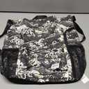 Drawstring Backpack with Mesh Pockets String Gym Bag Sackpack Sandproof Water Resistant Beach Backpack for Men Women (Black Waves)