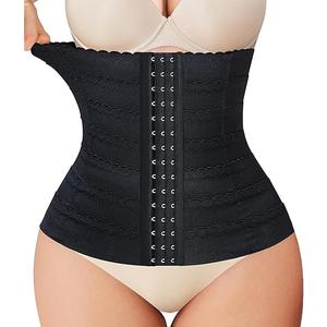 Nebility Womens' Waist Trainer Tummy Control Waist Cincher Slim Body Shaper Size, Medium