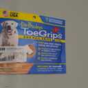 Dr Buzby's Small ToeGrips for Dogs - Instant Traction on Wood/Hardwood Floors - Anti Slip Relief - Grippers for Senior Dogs - Stop Sliding Instantly - Rubber Nails for Paws - 1 Pack (20 Grips)