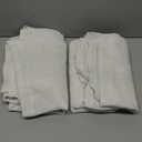 LAMIT Cream Linen Boho Curtains, 78 inch Length, 2 Panels, Light Filtering Semi Sheer, Back Tab and Rod Pocket, Neutral Panels for Bedroom/Living Room, 52 x 78 Inch