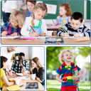 3 x IKAYAS Starry Night Pencil Pouch with Zipper, Pencil Pouch for 3 Ring Binder, Pencil Pouches Pencil Bags for Classroom bulk Pencil Box Pencil Case for Storing School Students Teacher Supplies 2 Pack