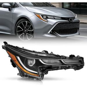 JFN LED Headlight Compatible with 2020-2022 Corolla SE/XLE/XSE 8111002S50 TO2503287 (Passenger Side (Right))