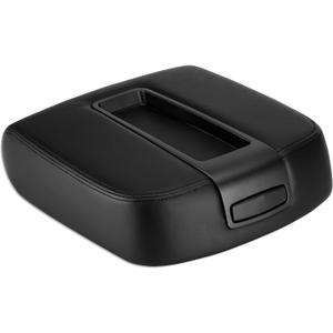 ILONPA Black Center Console Armrest Lid Box Cover Fits for 2007-2014 Chevy Silverado Avalanche Tahoe Suburban, GMC Sierra Yukon XL, Replace for 15217111 15941534 19328718, Durable and Easy Installation
