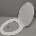 KOHLER K-4774-0 Brevia Elongated White Toilet Seat with Quick-Release Hinges And Quick-Attach Hardware For Easy Clean, White