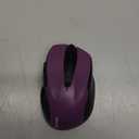 TECKNET Wireless Mouse, 2.4G Ergonomic Optical Mouse, Computer Mouse for Laptop, PC, Computer, Chromebook, Notebook, 6 Buttons, 24 Months Battery Life, 2600 DPI, 5 Adjustment Levels - Purple