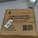 Engine Air Filter&Cabin Air Filter Combo Pack-Compatible with Honda CRV CR-V 2.0L Hybrid 2020 2021 2022-CA11399&CF11182