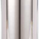 Double Wall Utensil Holder - 304 Stainless Steel Sleek Kitchen Utensil Holder for Countertop, Spatula Spoon Storage Organizer, Large Cooking Utensil Caddy Counter, Shining Utensil Crock, Mirror Polish