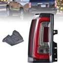 Goopool Tail Lights Assembly Compatible With GMC Yukon/Yukon XL 2015 2016 2017 2018 2019 2020 Left Driver Side LED Lens Taillights Brake Signal Assembly With Bulb