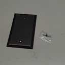 Colester Direct Metal Oil Rubbed Bronze Wall Switch Plate Outlet Cover Toggle Rocker GFI (Blank Plate)
