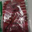 Dog Knitted Sweater with Wooden Buttons Cozy Pet Striped Winter Clothes for Chihuahuas Small Dogs Cats Boy Girl,Red,S