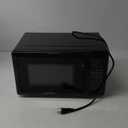 Emerson MW7302B Compact Countertop Microwave Oven with Touch Control, LED Display, 700W, 10 Power Levels, 6 Auto Menus, Glass Turntable and Child Safe Lock, 0.7 Cu., Ft. Black