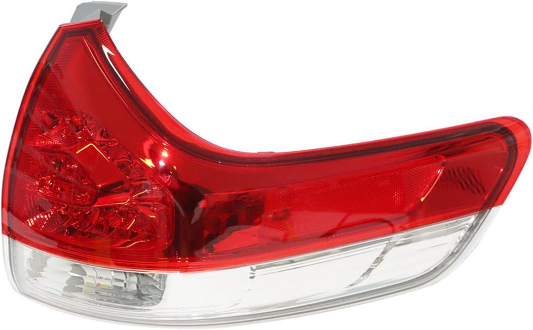 GXYWADY Tail Light Right Passenger Side Red Cover Replacement for Sienna 2011 2012 2013 2014 Replacement for 8155008030 TO2805107