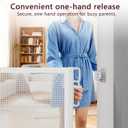 Retractable Baby Gate & Dog Gate -Extends to 120" Wide, 33" Tall