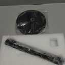 Countertop Paper Towel Holder, Premium Stainless Steel Kitchen Roll Holder with Double Ratchet Mechanism - Decorative for Kitchen, Bathroom, Farmhouse (Matte Black)