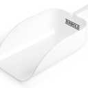 2pk Terbold Plastic Ice Scoop 64oz | Large Utility Plastic Hand Scooper | BPA Free for Foodservice Dry Goods Commercial Ice Machine