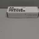 Bagana Inkless Portable Printer, Wireless Thermal Small Bluetooth Mobile Travel Printer for iPhone Android Laptop Supports 8.5x11 Inch US Letter Thermal Paper for Home Office School