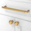 10 Pack Champagne Bronze Knurled Cabinet Pulls 10 Inch(254mm) Kitchen Cabinet Handles Cabinet Hardware Drawer Pulls