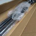 Tension Curtain Rod Heavy Duty Curtain Rods No Drilling Adjustable Rod for Window Patio, Holds 56 lbs, Rust Resistant, 1.26" Diameter (Black, 41" to 86")