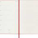 Moleskine Classic 12 Month 2024 Weekly Planner, Hard Cover, Large (5" x 8.25"), Scarlet Red
