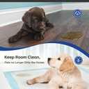 Medium 23.5x23.5 Inches Puppy Pads, 50 Counts-Disposable Polymer Upgrade Absorbent Small Dog Pee Pads, Leak Proof Pee Pads for Dogs, with Adhesive Bottom Film