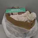 Heated Blanket Flannel Blanket Throw, 50"X 60"Electric Heating Blanket with ETL & FCC & 12 Heating Levels & Auto Shut OffMachine Washable (Light Gray)