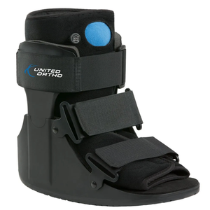 United Ortho Short Air Cam Walker Fracture Boot, Large, Black