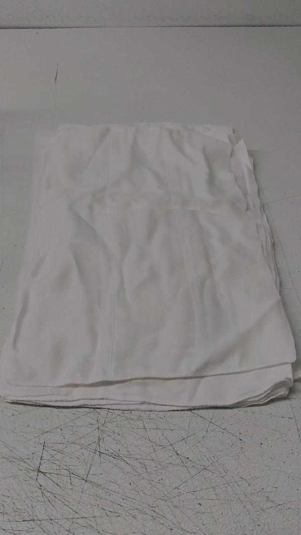 10 Pcs White Cotton Fabrics 