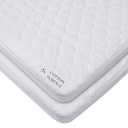 American Baby Company 2 Pack Waterproof Fitted Cradle/Bassinet Mattress Protector 33" x 15" - 100% Cotton Quilted Top, Noiseless, Ultra-Soft & Breathable Cradle/Bassinet Mattress Pad Cover