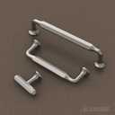 Alzassbg 10 Pack Brushed Satin Nickel Cabinet Handles, 7-1/2 Inch(192mm) Hole Centers Arch Cabinet Pulls Kitchen Hardware for Cabinets and Drawers AL3109SN