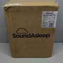 SoundAsleep Dream Series Luxury Air Mattress with ComfortCoil Technology & Built-in High Capacity Pump for Home & Camping- Double Height, Adjustable, Inflatable Blow Up, Portable - Queen Size (Black)