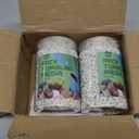 GANGOU 4LB White Ceramic Filler Media Non-Abrasive Ceramic Pellets for All Type Tumblers 3/16" X 3/8"