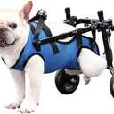 Huimpet Dog Wheelchair for Back Legs, Dog Wheelchair for Small Dog, Adjustable Pets Cart with Wheels, Doggy Wheelchairs for Disabled Hind Legs, Dog Leg Brace and Hip Support, Small
