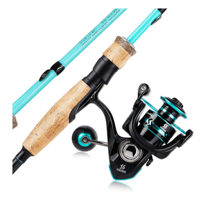 Sougayilang Fishing Rod and Reel Combo, Stainless Steel Guides Fishing Pole with Spinning Reel Combo for Saltwater and Freshwater